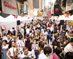 组图1：亚洲美食节 纽约时代广场隆重登场